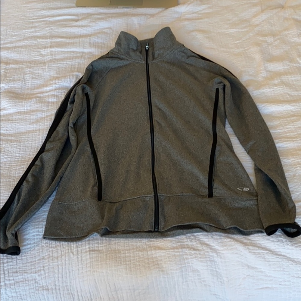Zip-up workout sweater